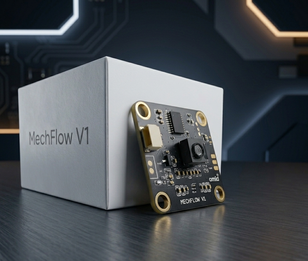 MechFlow V1 - Mechintel Dual Optical Flow + DTOF LiDAR Sensor Module for Drones (UART/I2C)