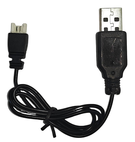 3.7v lipo Battery USB Charger Cable for RC Batteries | Charge Drone Batteries | Compatible with Syma x5 x5c hubsan RC Quadcopter Drone | Black