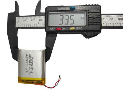 3.7v 1500mAh 2pin Wire Rechargeable Battery for RC Toys, Bluetooth, DIY, MP3, DVD Player (1500mah)