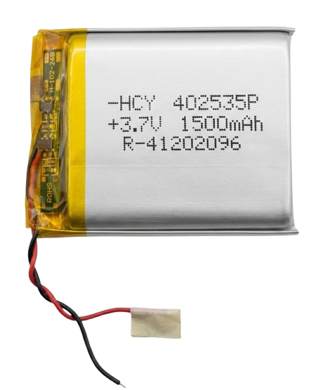 3.7v 1500mAh 2pin Wire Rechargeable Battery for RC Toys, Bluetooth, DIY, MP3, DVD Player (1500mah)
