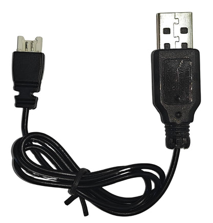 3.7v lipo Battery USB Charger Cable for RC Batteries | Charge Drone Batteries | Compatible with Syma x5 x5c hubsan RC Quadcopter Drone | Black